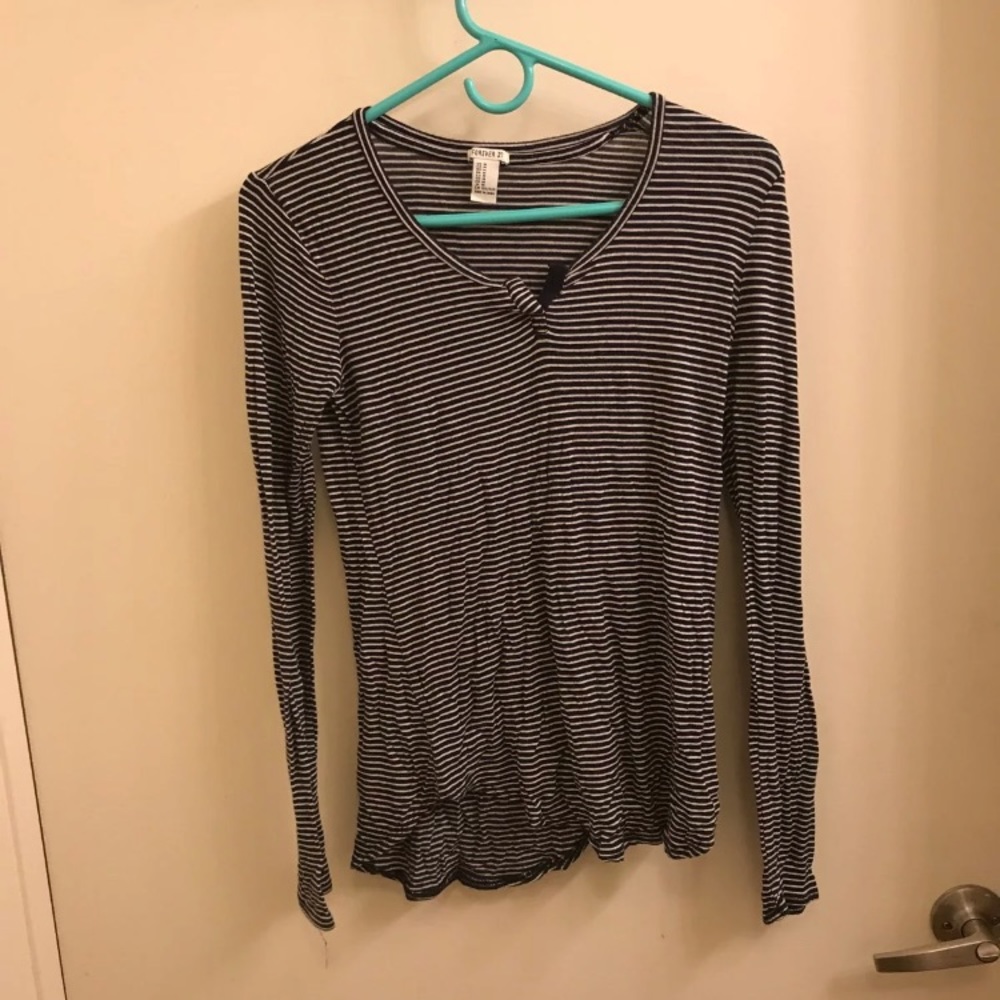 Casual Forever 21 Striped Long Sleeve